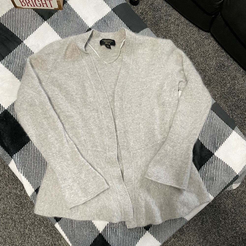 Light Gray Cashmere Sweater